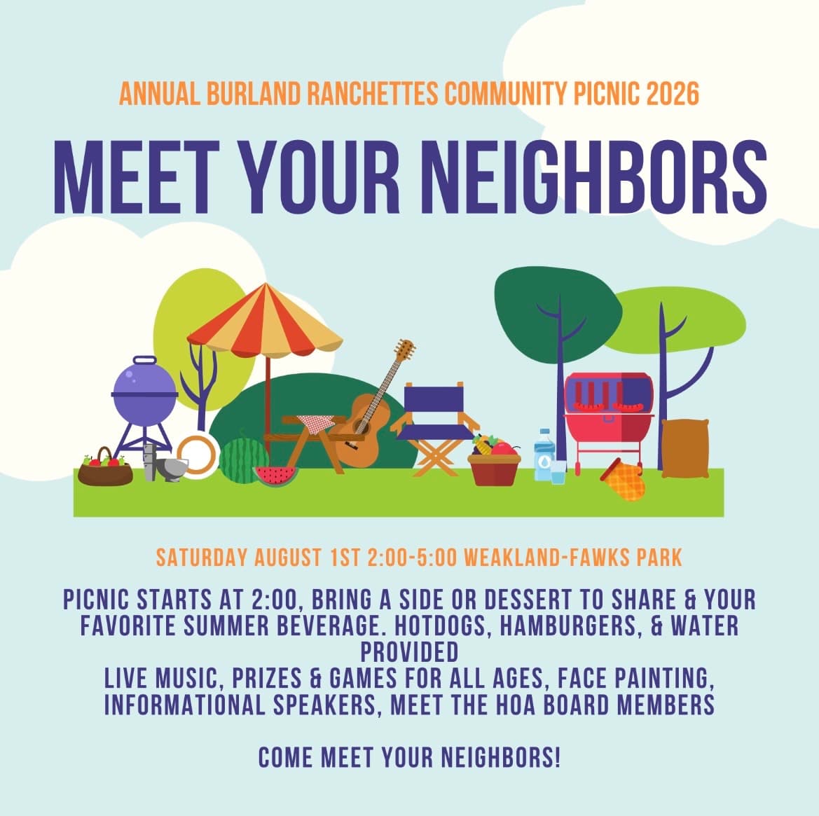Burland HOA Annual Picnic